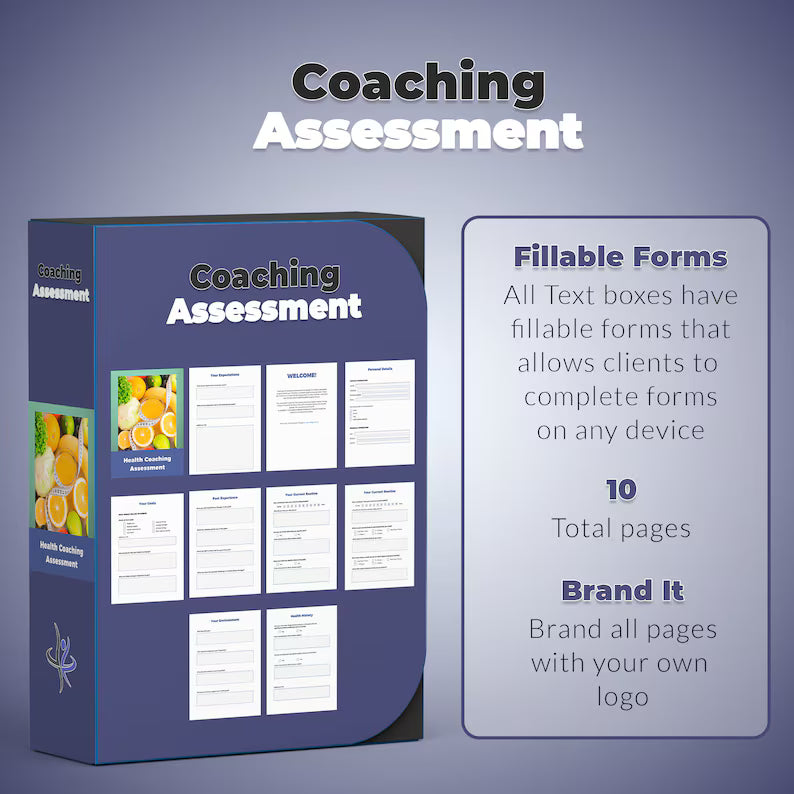 Client Assessment Form – 1 Month Access | Editable Canva Template