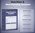 Nutrition & Meal Planning Template – 6 Month Access